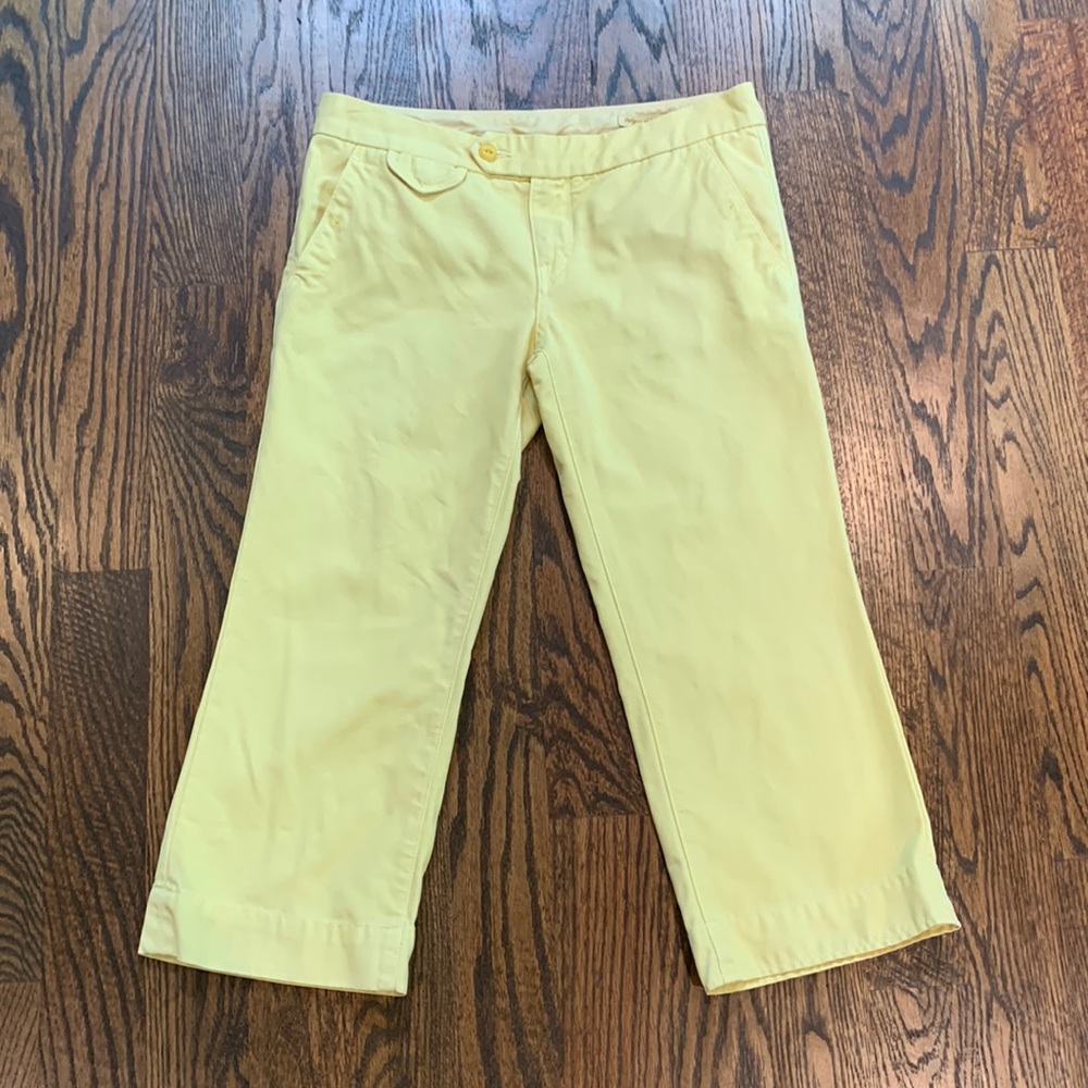 Citizens of Humanity sz 29 yellow cropped jeans